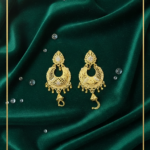 Gold earrings