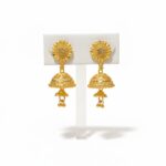 Gold Filigree Jhumkas