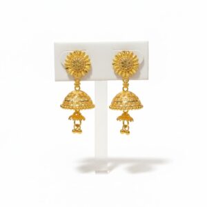Gold Filigree Jhumkas
